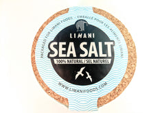 Load image into Gallery viewer, Limani Sea Salt / Fleur De Sel ALL NATURAL hand harvested in cork capped glass jar, 130g (4.55oz)