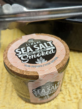 Load image into Gallery viewer, Limani Smoked Sea Salt, All Natural Greek Finishing Fleur de Sel, 130g (4.55oz), hand harvested from Mani, Greece